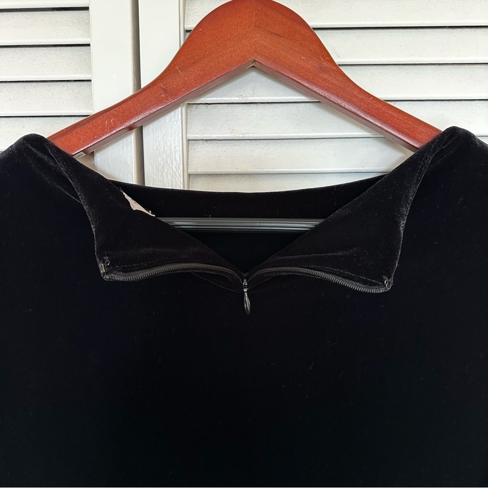 Andrea Polizzi for Rex Lester Black Midi Dress Minimalist Size M - Picture 5 of 6